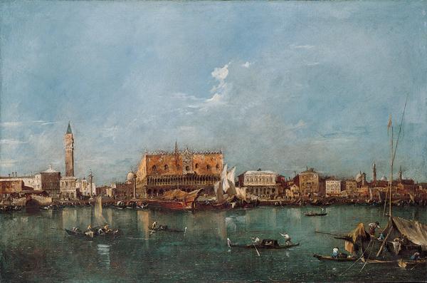 Francesco Guardi Venice from the Bacino di San Marco France oil painting art